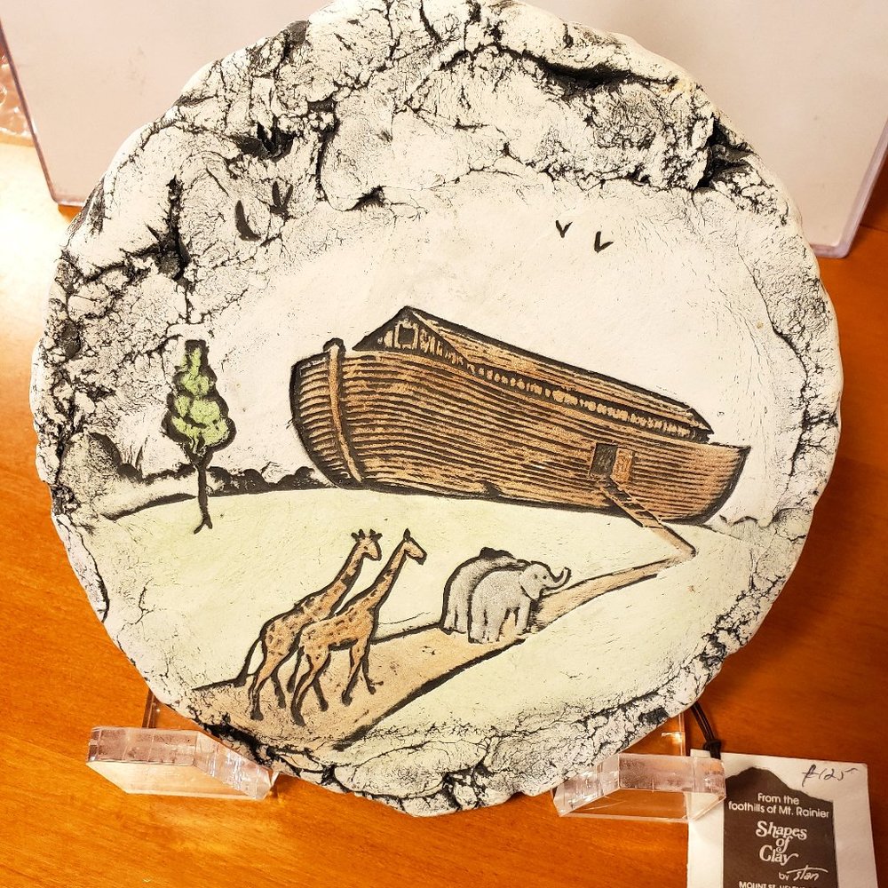 SHAPES OF CLAY by STAN - MOUNT ST. HELENS ASH - NOAH'S ARK #125 - ARTIST SIGNED